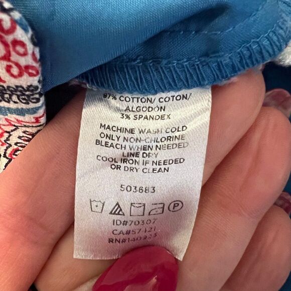 Loft Ann Taylor Paisley Shorts sz 4 - Picture 9 of 9